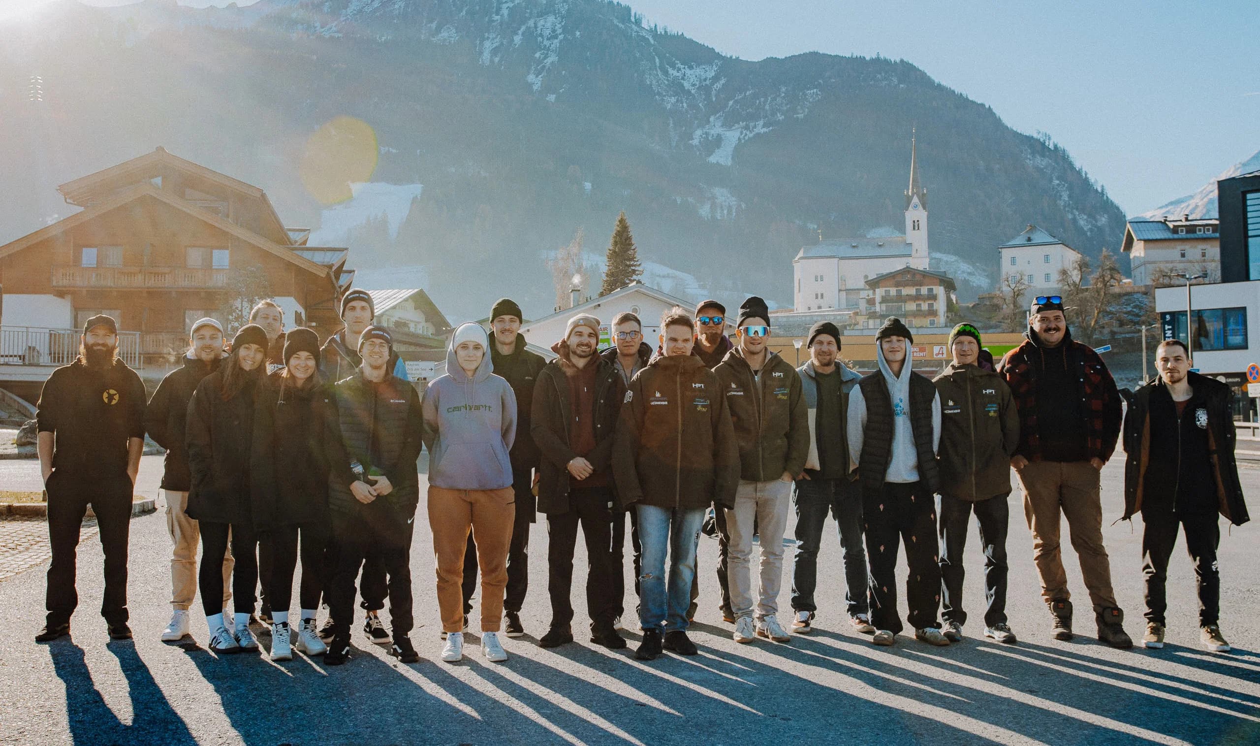 Gruppenfoto der Kreischindios